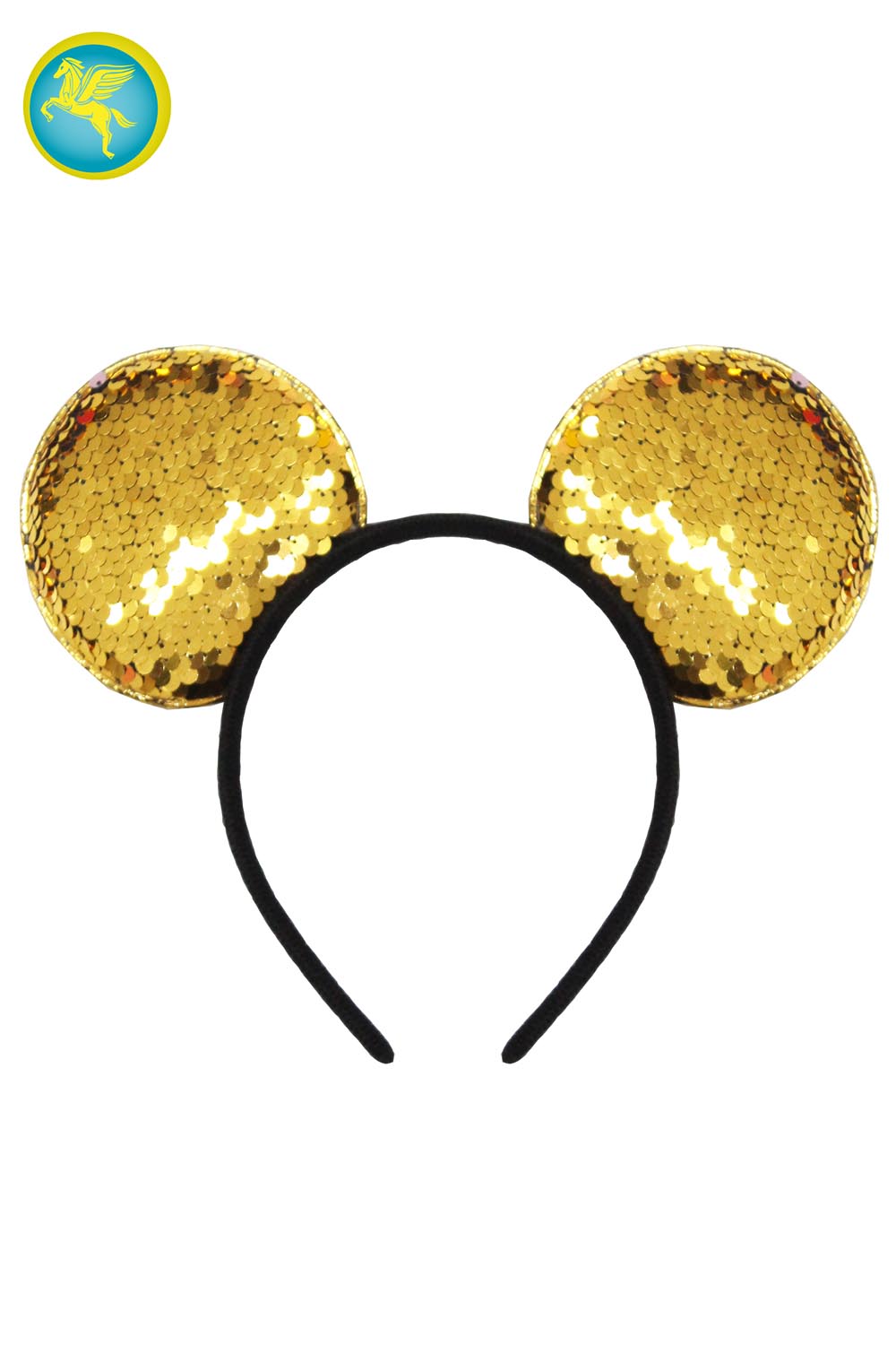 CERCHIETTO FRONTINO DOLL ORO PAJETTES